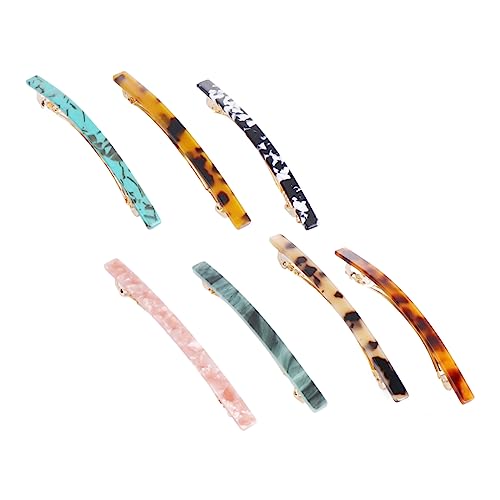 GALPADA 8st Acetat Haarspange Federclip Pferdeschwanz Clip Haarschmuck Damen Kopfbedeckung Haarspangen Für Damen Damen Haarklammern Acetat-material Europäische Mode Acetatfolie Fräulein von GALPADA