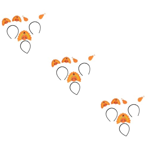 GALPADA 9stücke Teiliges Thanksgiving Party Haarreifen Kreatives Truthahn-stirnband Für Festliche Dekoration Leicht Und Bequem Für Erwachsene von GALPADA