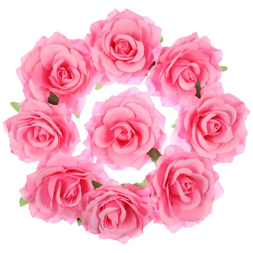GALPADA 9 Stück Teiliges Rosa Rosen Broschen Vielseitige Haarklammern und Anstecknadeln Eleganter Blumenschmuck für Damen Valentinstags Haaraccessoire Sicherer für Haar und Kleidung von GALPADA