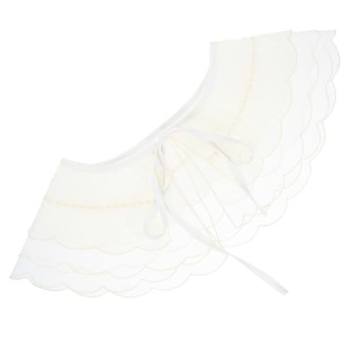 GALPADA Abnehmbarer Damen Blusenkragen Einsatz Spitze Falscher Hemdkragen Eleganter Bluseneinsatz für Pullover und Shirts Modischer Krageneinsatz für Damen Vielseitiges Spitzen accessoire von GALPADA