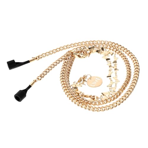 GALPADA All Match Lost Ohrhörer Halskette Damen Elegant Neck Pendant Schmuck Goldfarben Langlebig Sicher für Sport und Alltag von GALPADA