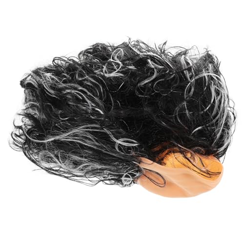 GALPADA Alter Mann Glatze Perücke Für Opa Kostüm Party Spielzeug Männer Perücke Für Halloween Cosplay Requisite von GALPADA