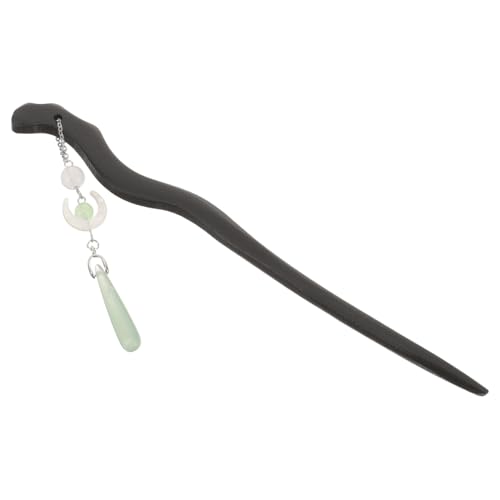 GALPADA Antike Chinesische Haarnadel Mond Motiv Haarschmuck Damen Haarnadeln Dutt Haarstäbchen Handgefertigt Robust für Alltag und Festtage von GALPADA