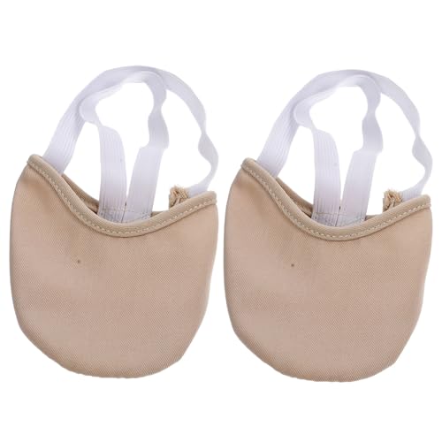 GALPADA Antirutsch Tanzsocken Damen Mädchen Ballettschuhe Halbsohle Hautfarbe Xs Atmungsaktiv Elastisch Für Ballett Tanz Pilates Yoga Indoor Nutzung von GALPADA