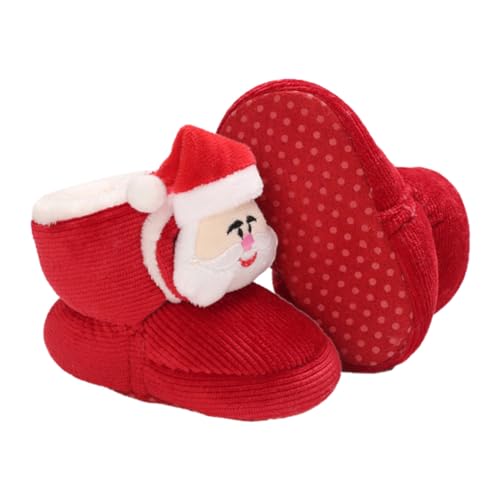 GALPADA Babyschuhe Für Kleinkinder Babyschuhe Für Mädchen Hausschuhe Für Mädchen Babybett Lauflernschuhe Schuhe Lauflernschuhe Rote Baumwolle von GALPADA
