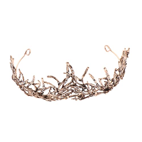 GALPADA Barockstil Braut Tiara Haarschmuck mit Funkelnden Strasssteinen Hochzeit Haarschmuck für Damen Festliche Bankett Accessoire von GALPADA