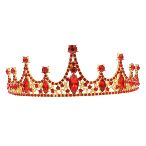GALPADA Barockstil Hochzeit Brautkrone mit Strasssteinen Leichtes Design Langlebige Tiara für Party Fotografie und Festliche Anlässe Haarschmuck für Mädchen und Frauen von GALPADA