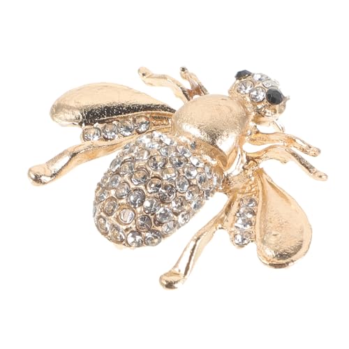 GALPADA Bienen Brosche Mit Strass Insekt Tier Pin Abzeichen Schal Brosche Pin Für Damen Schmuck Accessoire von GALPADA