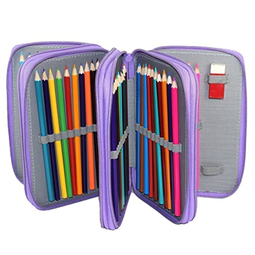 GALPADA Bleistiftetui Slots mit Lagigem Design Multifunktionales Buntstiftetui für Schule Büro und Reisen Robuste Stationärbox mit Reißverschluss für Jungen GALPADA Bleistiftetui Slots mit Lagigem Design Multifunktionales Buntstiftetui für Schule Büro und Reisen Robuste Stationärbox mit Reißverschluss für Jungen von GALPADA