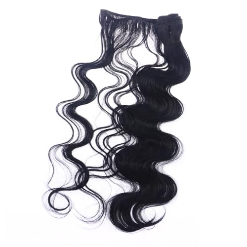 GALPADA Body Wave Hair Bundles Unprocessed Synthetic Weft Leicht Natürliche Optik zum Einflechten und Stylen für Junge Frauen Modische Haarsträhnen Vielseitig und Attraktiv von GALPADA