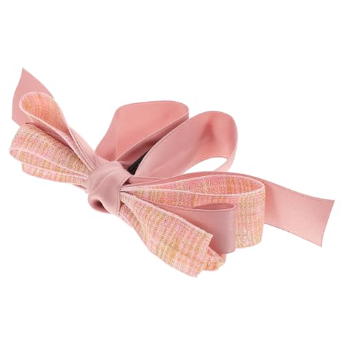 GALPADA Bogen Haare Clip Ribbon Vertikaler Pferdeschwanz Klauen Clip Clip Bowknot Bananen -pferdeschwanzhalter Frauen Mädchen Haare Barrette Accessoires von GALPADA