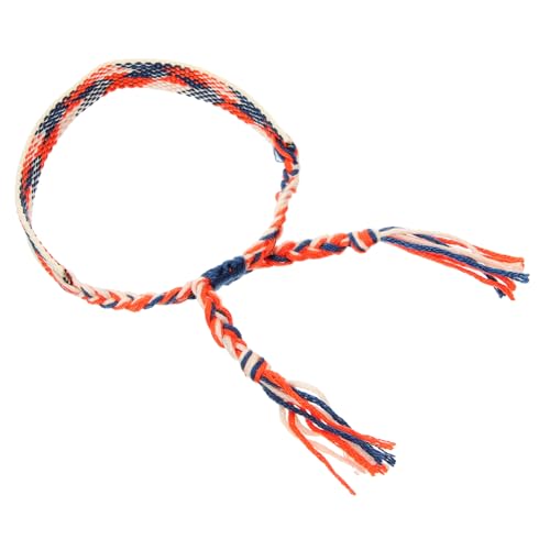 GALPADA Boho Stil Armband Verstellbar Handgefertigt Baumwoll Leinen Geflochtenes Freundschaftsarmband für Frauen und Modisches Festival von GALPADA