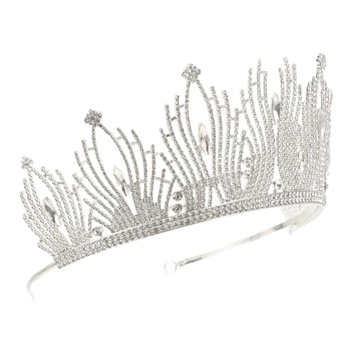 GALPADA Braut Tiara Kristallkrone mit Funkelnden Strasssteinen Braut Haarschmuck Accessoire für Hochzeit Geburtstagsfeier Abschlussball und Festliche Anlässe GALPADA Braut Tiara Kristallkrone mit Funkelnden Strasssteinen Braut Haarschmuck Accessoire für Hochzeit Geburtstagsfeier Abschlussball und Festliche Anlässe von GALPADA