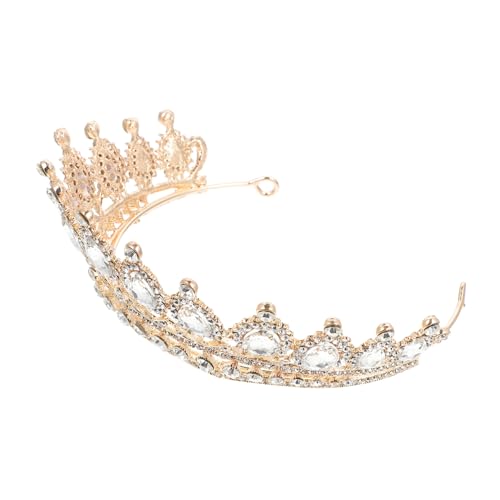 GALPADA Braut Tiara mit Legierungskrone und Funkelnden Strasssteinen Schlichtes Head Decor für Hochzeit Abendkleid Party und Festliche Anlässe Haarschmuck für Damen von GALPADA