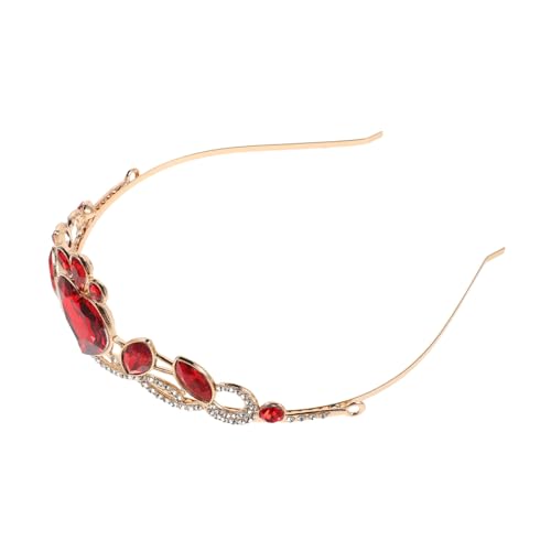 GALPADA Brautkrone mit Funkelnden Strasssteinen Leichtes Herz Motiv Stirnband Komfortables Hochzeitsschmuck Accessoire für Braut und Partys von GALPADA