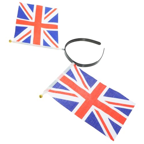 GALPADA Britisches Flaggen Stirnband Design Festlicher Kopfschmuck Strapazierfähiger Haarreifen Für Party Feierlichkeiten Und Festivaldekoration von GALPADA