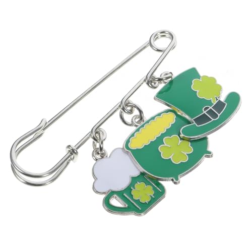 GALPADA Brosche Kleidung Dekoration Brosche St Patrick'S Day Brosche Etikettennadel Für Tasche Dekorative Brosche Kleidung Anstecknadel Rucksäcke Anstecknadel Schöne von GALPADA