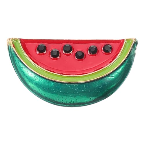 Retro Wassermelonen-Brosche, Vielseitige Anstecknadel FüR MäDchen Und Frauen, Perfekt FüR Partys, Hochzeiten Und Besondere AnläSse, 3.5 * 1.8 * 1.0cm Retro Wassermelonen-Brosche, Vielseitige Anstecknadel FüR MäDchen Und Frauen, Perfekt FüR Partys, Hochzeiten Und Besondere AnläSse, 3.5 * 1.8 * 1.0cm von GALPADA