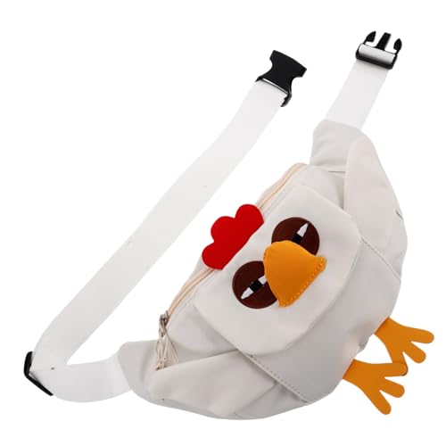 GALPADA Adorable Small Sling Bag Für Frauen Stylische Brusttasche Mit Niedlichem Tierdesign Verstellbare Für Schule Freizeit Und Outdoor-aktivitäten Weiß von GALPADA