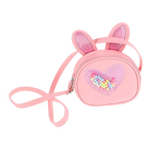 GALPADA Bunny Crossbody Messenger Tasche Für Mädchen Niedliche Kaninchenohren Umhängetasche Vielseitige Schultertasche Als Münztasche Für Mädchen Für Party Und Alltag von GALPADA