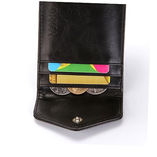 GALPADA Kleines Herren Portemonnaie Aus Pu-Material Schlichtes Design Praktische Business-Clutch Mit Anti-RFID-Schutz Multifunktionale Geldbörse Für Herren von GALPADA