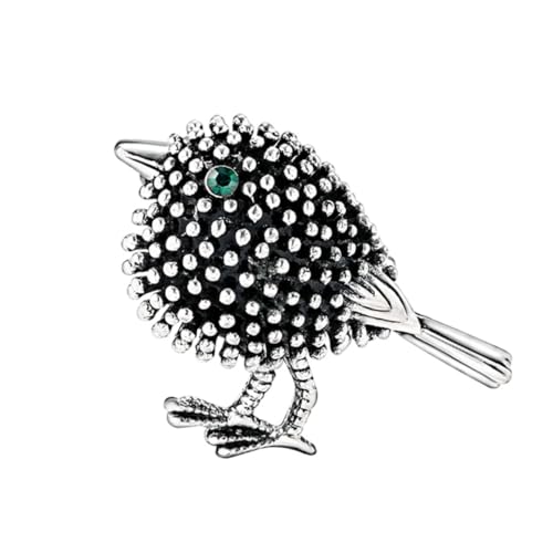GALPADA Cartoon Brosche Für Damen Ebene Anstecker Spatz Modische Hemdkragen Anstecker Accessoire Für Pullover Kleider Mützen Und Schals Metall Brosche von GALPADA