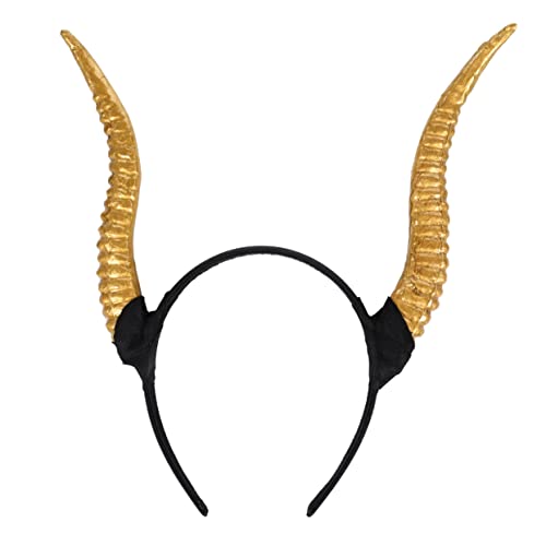 GALPADA Schafhorn Stirnband Aus Kunststoff Halloween Haarschmuck Kostüm Stirnbänder Für Festival Party Requisiten von GALPADA