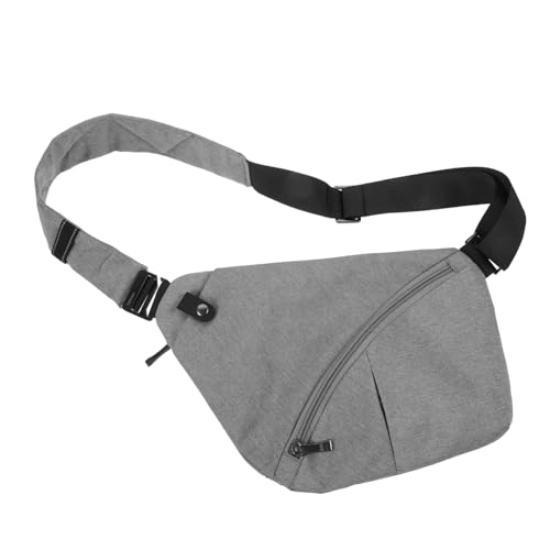 GALPADA Crossbody Chest Bag Für Verstellbare Umhängetasche Für Outdoor-aktivitäten Leicht Und Multifunktionale Schultertasche Für Sport Und Graues Design Für Und Damen von GALPADA