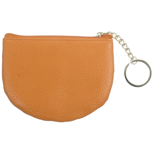 GALPADA Damen Geldbörse Aus Echtem Kleine Umhängetasche Für Münzen Und Schlüssel Modisches Design Mit Schlüsselanhänger Für Reisen Und Einkäufe von GALPADA
