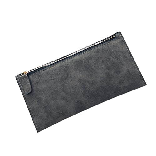 GALPADA Damen Geldbörse Aus Pu-Leder Im Langen Design Elegantes Portemonnaie Mit Reißverschluss Für Frauen Stilvoll Und Funktional von GALPADA