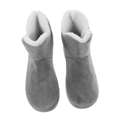 GALPADA Damen Hausschuhe Geschnittene Warme Gepolsterte Indoor Slippers für Frauen mit Rutschfester Sohle Weicher Plüsch Dicke Sohle als Kuschelige Winter Haus Schuhe von GALPADA