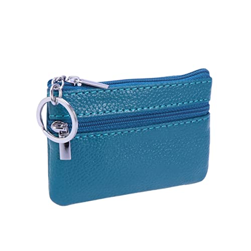 GALPADA Damen Leder Münztasche Multifunktionale Bus Geldbörse Mit Reißverschluss Für Reisen Kosmetika Und Karten von GALPADA