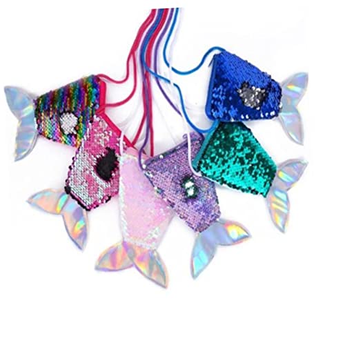 GALPADA Umhängetaschen Für Mädchen Und Frauen Meerjungfrau-Pailletten-geldbörse Glitzertasche Modische Geldbörse () von GALPADA