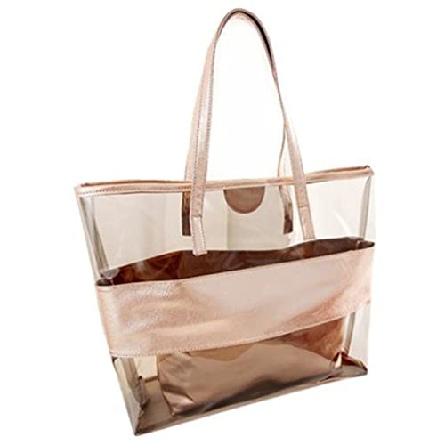 GALPADA Damenhandtaschen Umhängetasche Für Damen Handytaschen Für Damen Große Transparente Tasche Transparente Damen-Tragetasche Transparente Strandtasche Transparente Tragetasche von GALPADA