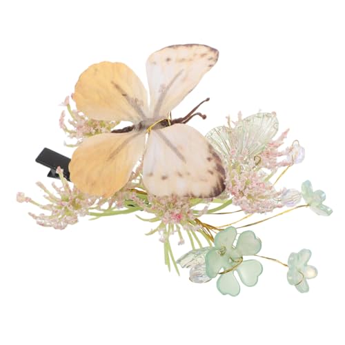 GALPADA Schmetterling Haarspange Aus Dekorative Blumen-haarspange Für Mädchen Haarschmuck Für Frisuren Accessoires Für Hochzeit Party Alltag von GALPADA