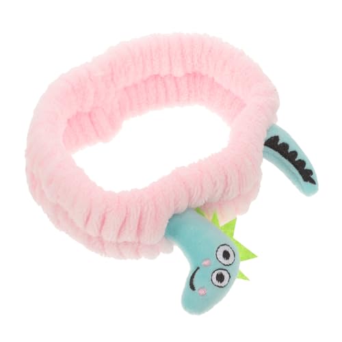 GALPADA Stirnband Für Damen Cartoon-haarband Mit Dinosaurier-motiven Make-up-stirnband Für Spa Und Gesichtswasch-zwecke Leicht Und Angenehm Zu Tragen von GALPADA