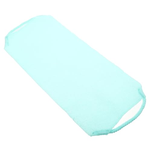 GALPADA Doppelseitiges Peeling Badetuch mit Zugband Stark Reibendes Körperreinigungstuch Langlebig Komfortabel für Gründliche Hautpeeling und Tägliche Tiefenreinigung Blau von GALPADA