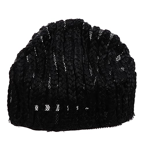 GALPADA Geflochtene Perückenhaube Verstellbar für Frauen und Mädchen mit Haarnetzkappe für Cornrows Haarschutz von GALPADA