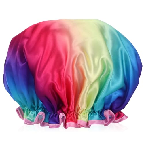 GALPADA Duschhaube Haarabdeckung Duschhut Reise Für Damen Herren Robustes Material Elastisch Passend Für Verschiedene Kopfgrößen von GALPADA