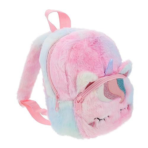 GALPADA Einhorn Plüsch Büchertasche Kleine Umhängetasche Für Junge Mädchen Zum Im Zoo Oder Kindergarten Für Spielzeug Und Snacks von GALPADA