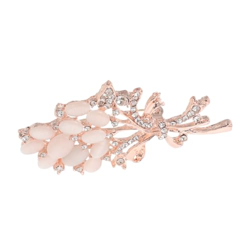 GALPADA Elegante Rosenbrosche aus Zinklegierung mit Funkelnden Strasssteinen Dekorative Blumen Anstecknadel für Damen Vielseitiger Schmuck für Strickjacken Mäntel Hüte und Pullover von GALPADA