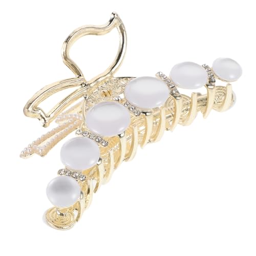 GALPADA Schmetterling Haarklammer Perlen Für Frauen Tragbar Als Dekor Und Accessoire Sicherer Halt Für Dickes Haar von GALPADA