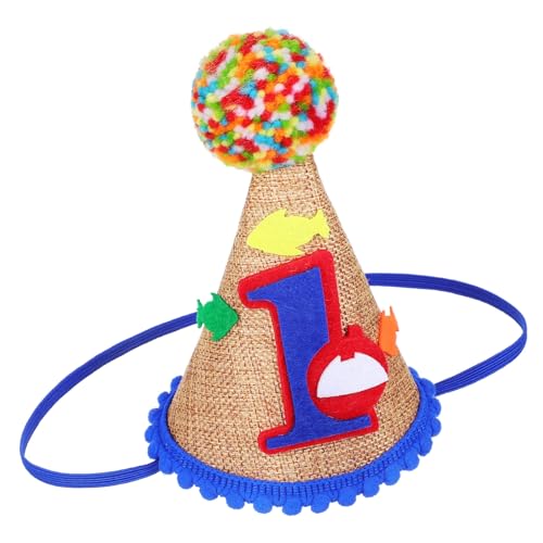GALPADA Eleganter Hut Zum Ersten Geburtstag Babyparty-accessoire Helle Und Lustige Dekorationen Für Feiern von GALPADA