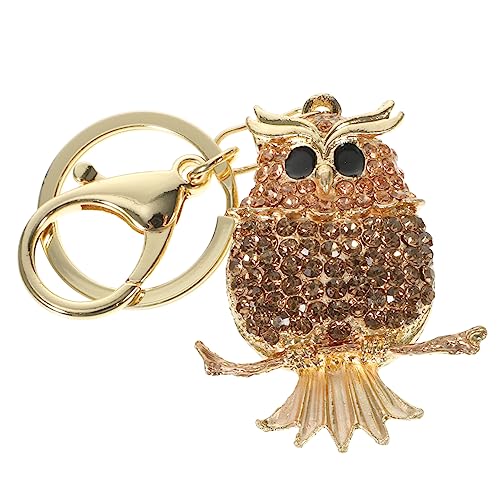GALPADA Owl Shape Rhinestone Schlüsselanhänger Glitzernder Handtaschen-anhänger Legierung Für Damen Als Schlüsselhalter Für Auto Und Taschen Für Und Besondere Anlässe von GALPADA