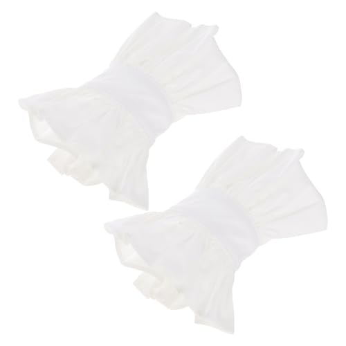GALPADA Vielseitige Armmanschetten Aus Weißer Spitze Spitze für Abendgarderobe für Damen von GALPADA