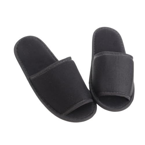 GALPADA Faltbare Tragbare Hotel Hausschuhe aus Baumwolle mit Rutschfester Sohle Unisex Reise Pantoffeln für Zuhause Hotel und Geschäftsreisen Atmungsaktiv und Komfortabel von GALPADA