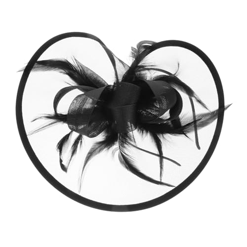 GALPADA Halloween Fascinator Haarreif Mit Mesh-blume Vintage Cocktailhut Für Teepartys Hochzeiten Und Besondere Anlässe Kopfschmuck-accessoire Für Damen von GALPADA
