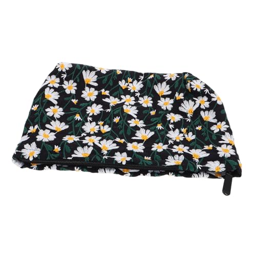 GALPADA Floral Cosmetic Bag Mit Zipper Leichte Strapazierfähige Canvas Kosmetiktasche Mit Gestickten Gänseblümchen Für Reisen Toilettenartikel Und Make-up Als Organizer Für Damen GALPADA Floral Cosmetic Bag Mit Zipper Leichte Strapazierfähige Canvas Kosmetiktasche Mit Gestickten Gänseblümchen Für Reisen Toilettenartikel Und Make-up Als Organizer Für Damen von GALPADA