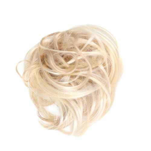 GALPADA Fluffiger Lockiger Pferdeschwanz Haarring Elastisches Haarband für Damen und Mädchen Voluminöse Dauerhafte Haargummi Perücke für Stilvolle Frisuren bei Partys und Alltag von GALPADA