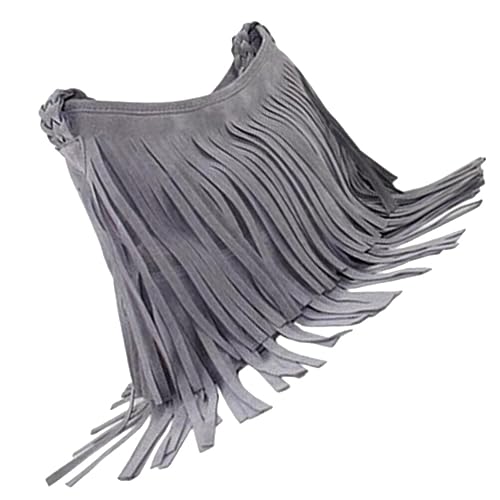 GALPADA Fransen Umhängetasche Für Damen Modische Quasten Schultertasche Vintage Crossbody Handtasche Geräumig Und Vielseitig Für Freizeit Und Alltag von GALPADA